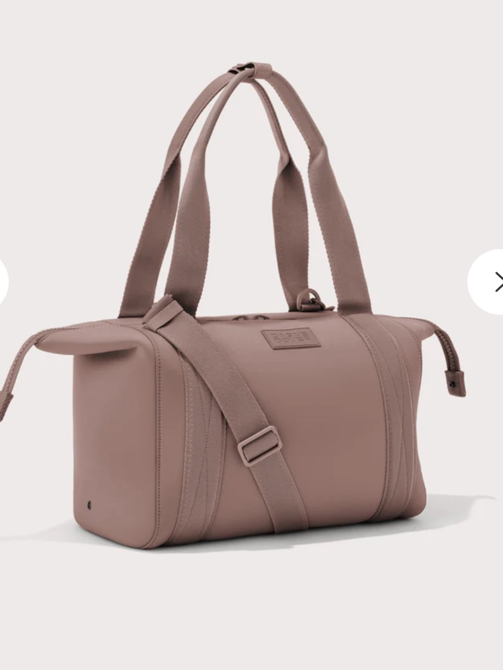 Dagne Dover Landon Neoprene Carryall Medium in Dune - Picture 11 of 11